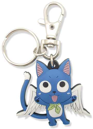 Fairy Tail Sd Happy Pvc Keychain, an officially licensed product in our Fairy Tail Key Chains department.