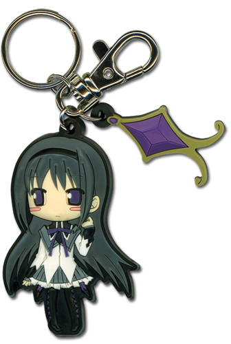 Madoka Magica Homura Pvc Keychain, an officially licensed product in our Madoka Magica Key Chains department.
