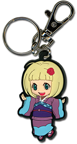 Blue Exocist Shiemi Pvc Keychain, an officially licensed product in our Everything Else Key Chains department.