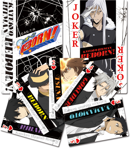 Reborn! - Group Suite Playing Cards, an officially licensed product in our Reborn! Playing Cards department.