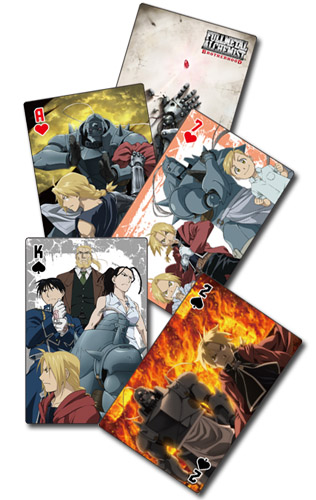 Fullmetal Alchemist Brotherhood - Group Playing Cards, an officially licensed product in our Fullmetal Alchemist Playing Cards department.