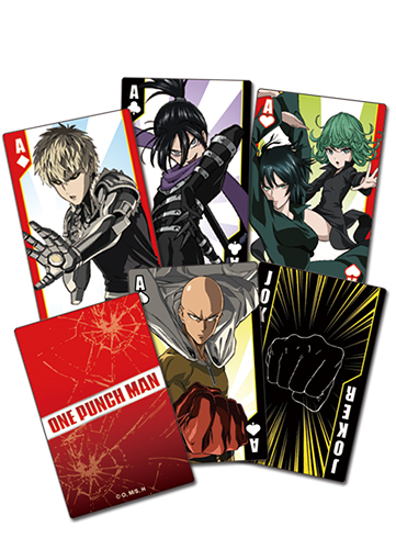 One Punch Man - Screenshot Playing Cards, an officially licensed product in our One-Punch Man Playing Cards department.