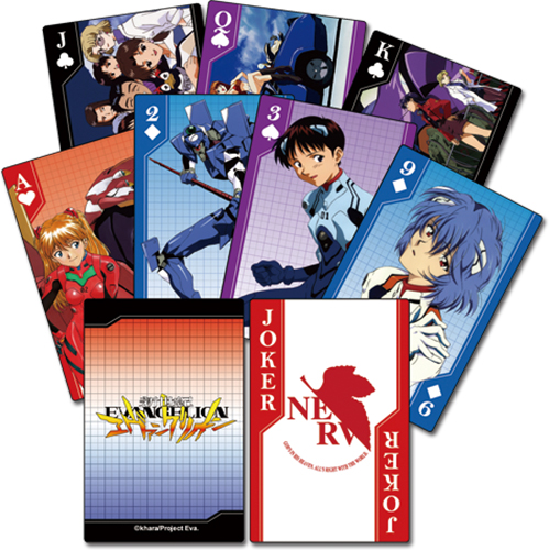 Evangelion - Group Playing Cards, an officially licensed product in our Evangelion Playing Cards department.
