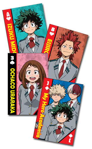 My Hero Academia - School Uniforms Group Playing Cards, an officially licensed product in our My Hero Academia Playing Cards department.