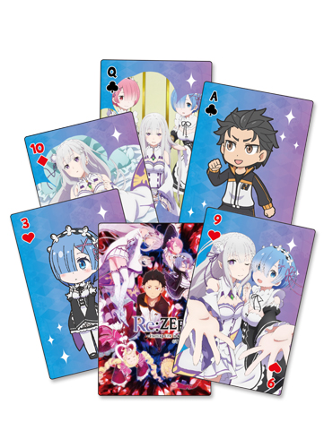Re:Zero - Group Playing Cards, an officially licensed product in our Re-Zero Playing Cards department.