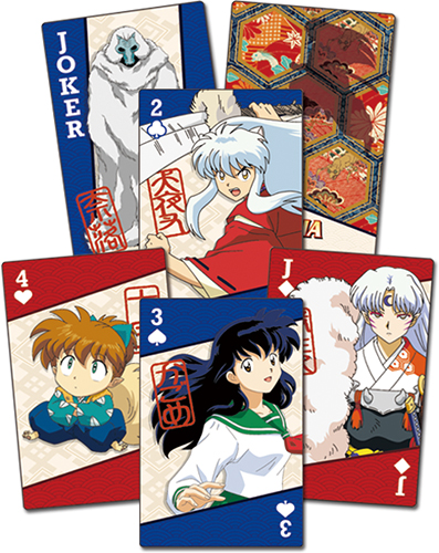 Inuyasha - Group Playing Cards, an officially licensed product in our Inuyahsa Playing Cards department.
