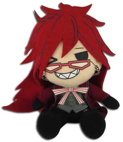 Black Butler - Grell 7'' Plush, an officially licensed product in our Black Butler Plush department.