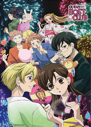 Ouran High School Host Club Firework Wall Scroll, an officially licensed product in our Ouran High School Host Club Wall Scroll Posters department.