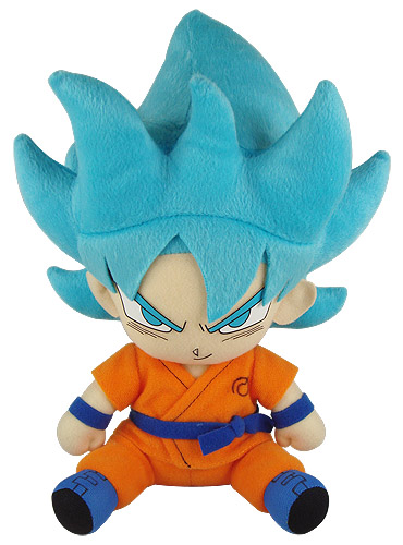 Dragon Ball Super - Ssgss Goku Sitting Pose Plush 7