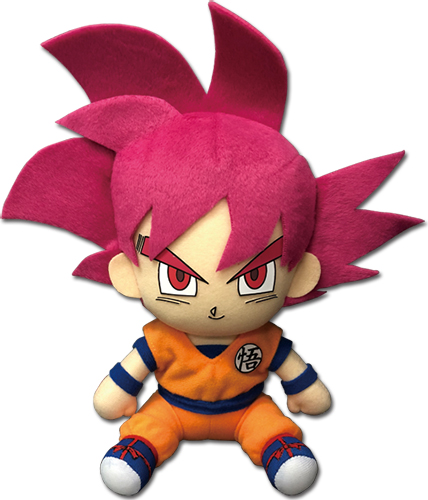 Dragon Ball Super - Ssgss Goku Sitting Pose Plush 7