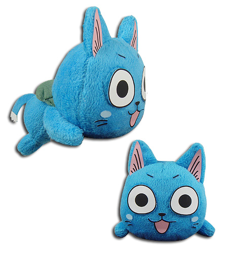 Fairy Tail - Happy Mini Lying Down Plush, an officially licensed product in our Fairy Tail Plush department.