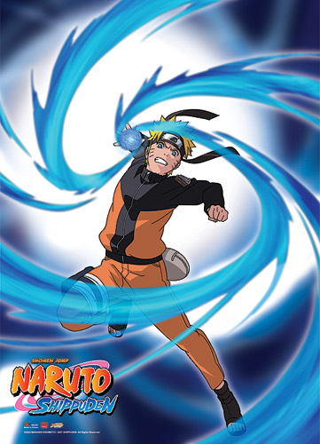 Naruto Shippuden Naruto Rasengan Wall Scroll, an officially licensed product in our Naruto Shippuden Wall Scroll Posters department.