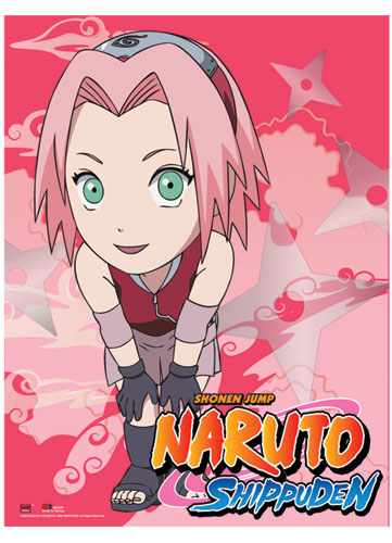 Naruto Shippuden Sakura Wall Scroll, an officially licensed product in our Naruto Shippuden Wall Scroll Posters department.