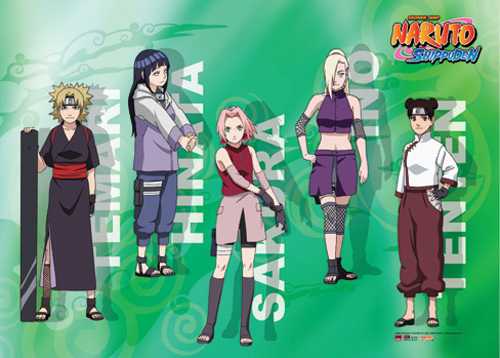 Naruto Shippuden The Girls Wall Scroll, an officially licensed product in our Naruto Shippuden Wall Scroll Posters department.