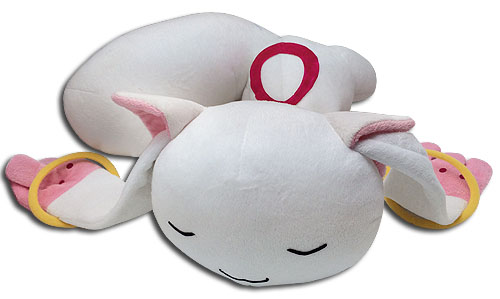 Madoka Magica - Kyubey Sleeping Plush, an officially licensed product in our Madoka Magica Pins & Badges department.