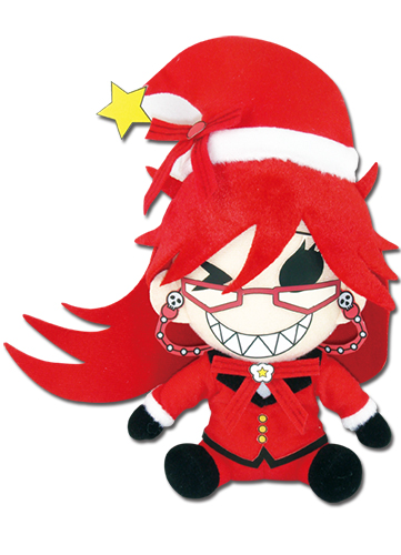 Black Butler - Grell Christmas Dress Plush, an officially licensed Black Butler product at B.A. Toys.