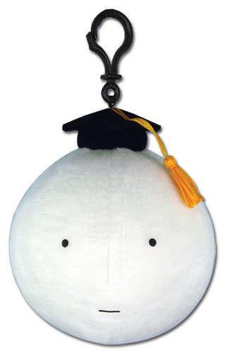 Assassination Classroom - Koro White Plush 1.1'', an officially licensed Assassination Classroom product at B.A. Toys.