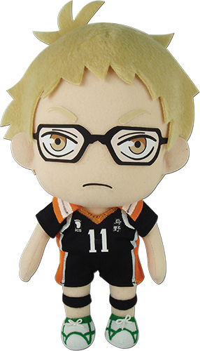 Haikyu!! - Tsukishima Plush 8'', an officially licensed product in our Haikyu!! Plush department.