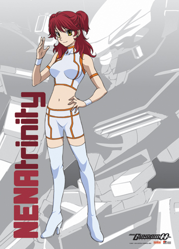 Gundam 00 Nena Trinity Wallscroll, an officially licensed product in our Gundam 00 Wall Scroll Posters department.