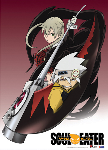 Soul Eater Maka & Soul Wall Scroll, an officially licensed product in our Soul Eater Wall Scroll Posters department.