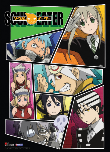 Soul Eater Group Wall Scroll, an officially licensed product in our Soul Eater Wall Scroll Posters department.