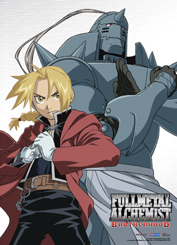 Fma Brotherhood Elric Brothers Wall Scroll, an officially licensed product in our Fullmetal Alchemist Wall Scroll Posters department.