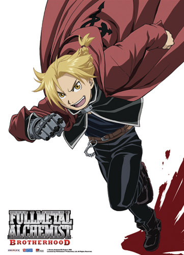 Fma Brotherhood Edward Elric Wall Scroll, an officially licensed product in our Fullmetal Alchemist Wall Scroll Posters department.