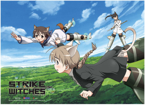 Strike Witches Flying In The Sky Wall Scroll, an officially licensed product in our Strike Witches Wall Scroll Posters department.