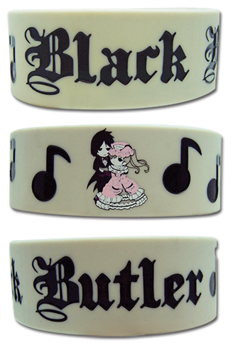 Black Butler Sebastian & Ciel Pvc Wristband, an officially licensed product in our Black Butler Wristbands department.