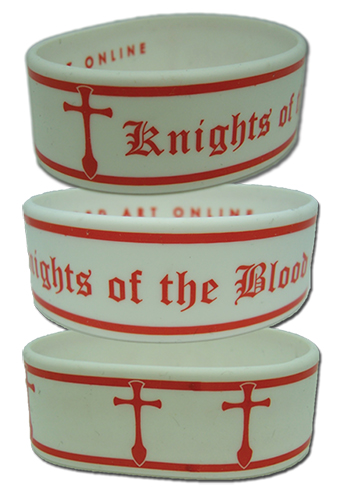 Sword Art Online Knights Of The Blood Oath Pvc Wristband, an officially licensed product in our Sword Art Online Wristbands department.