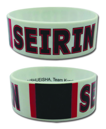 Kuroko's Basketball - Team Seirin Pvc Wristband, an officially licensed product in our Kuroko'S Basketball Wristbands department.