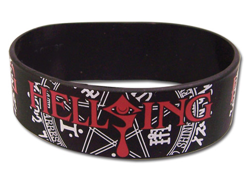 Hellsing Ultimate - Logo Pvc Wristband, an officially licensed product in our Hellsing Wristbands department.