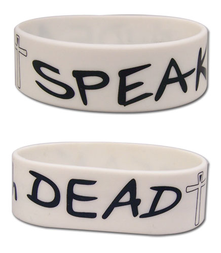 Hellsing Ultimate - Speak With The Dead Pvc Wristband, an officially licensed product in our Hellsing Wristbands department.