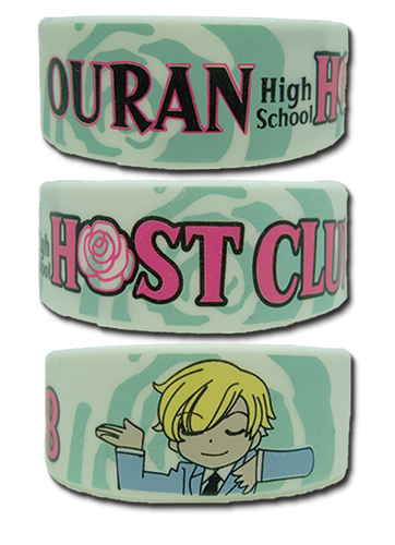 Ouran H.S Host Club - Sd Haruhi Pvc Wristband, an officially licensed product in our Ouran High School Host Club Wristbands department.