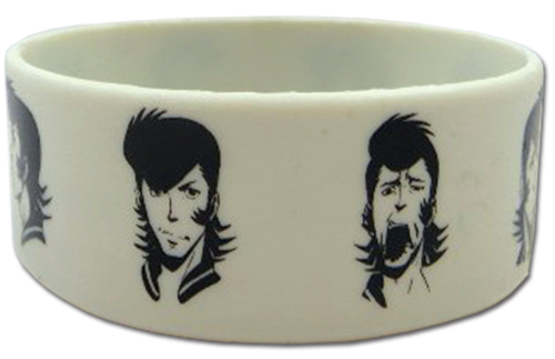 Space Dandy - B & W Pvc Wrisitband, an officially licensed product in our Space Dandy Wall Scroll Posters department.