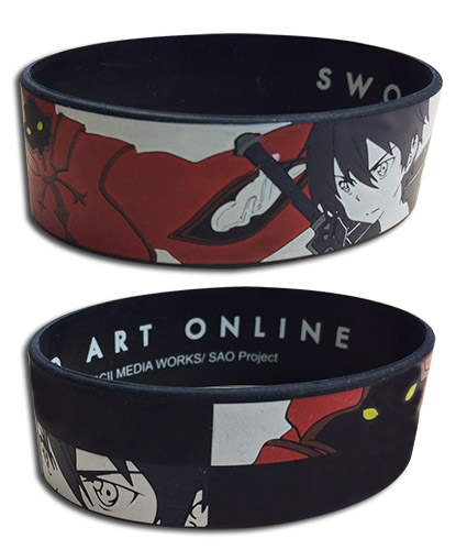 Sword Art Online - Kayaba Vs. Kirito Pvs Wristband, an officially licensed product in our Sword Art Online Wristbands department.