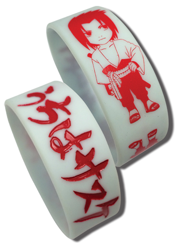 Naruto Shippuden - Sasuke Pvc Wristband, an officially licensed product in our Naruto Shippuden Wristbands department.