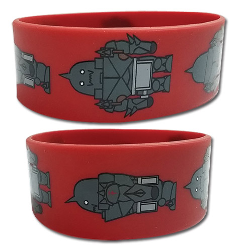 Fullmetal Alchemist Brotherhood - Al Pvc Wristband, an officially licensed product in our Fullmetal Alchemist Wristbands department.