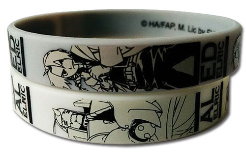 Fullmetal Alchemist Brotherhood - Ed & Al Pvc Wrsitbands, an officially licensed product in our Fullmetal Alchemist Wristbands department.