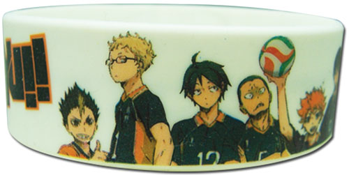 Haikyu!! - Full Group Pvc Wristband, an officially licensed product in our Haikyu!! Wristbands department.