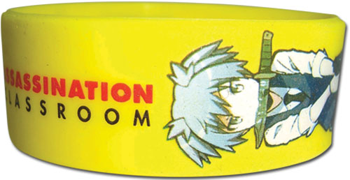 Assassination Classroom - Nagasi Pvc Wristband, an officially licensed product in our Assassination Classroom Wristbands department.