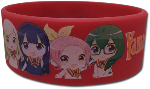 Yamada Kun - Female Sd Group Pvc Wristband, an officially licensed product in our Yamada-Kun And The Seven Witches Wristbands department.