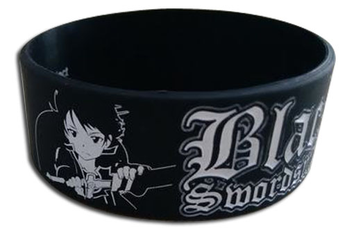 Sword Art Online - Black Swordsman Pvc Wristband, an officially licensed product in our Sword Art Online Wristbands department.