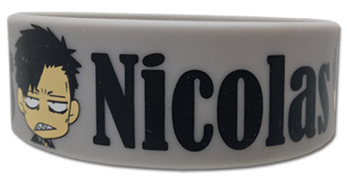 Gangsta - Nicolas Pvc Wristband, an officially licensed product in our Gangsta Wristbands department.