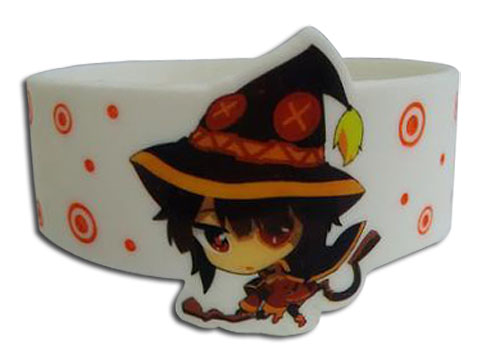 Konosuba - Sd Megumin Pvc Wristband, an officially licensed product in our Konosuba Wristbands department.