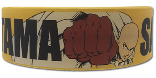 One Punch Man - Saitama Knuckle Pvc Wristband, an officially licensed product in our One-Punch Man Wristbands department.