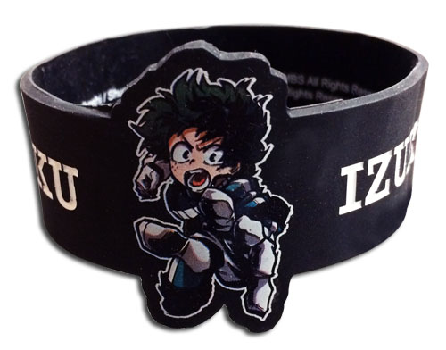 My Hero Academia - Deku Pvc Wristband, an officially licensed product in our My Hero Academia Wristbands department.