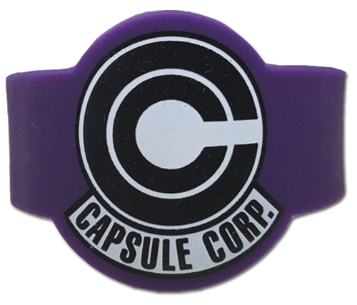 Dragon Ball Z - Capsule Corp. Pvc Wristband, an officially licensed product in our Dragon Ball Z Wristbands department.