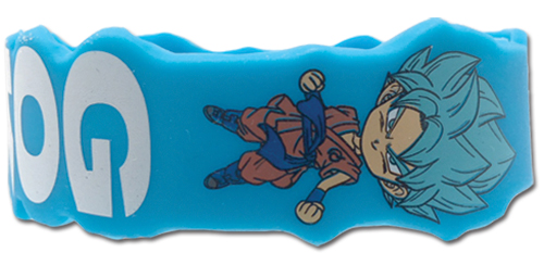 Dragon Ball Super - Ss Blue Goku Pvc Wristband, an officially licensed product in our Dragon Ball Super Wristbands department.