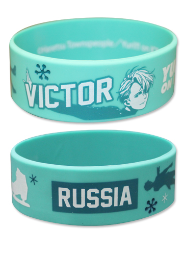 Yuri On Ice!!! - Victor Pvc Wristband, an officially licensed product in our Yuri!!! On Ice Wristbands department.